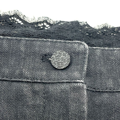 Chanel Skirt Denim Black — view 5