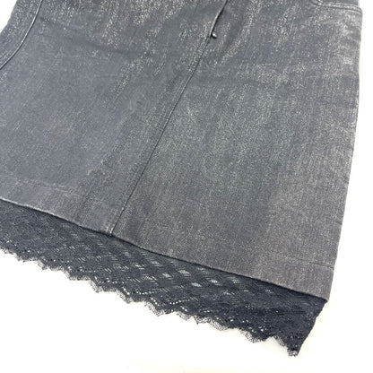 Chanel Skirt Denim Black — view 8