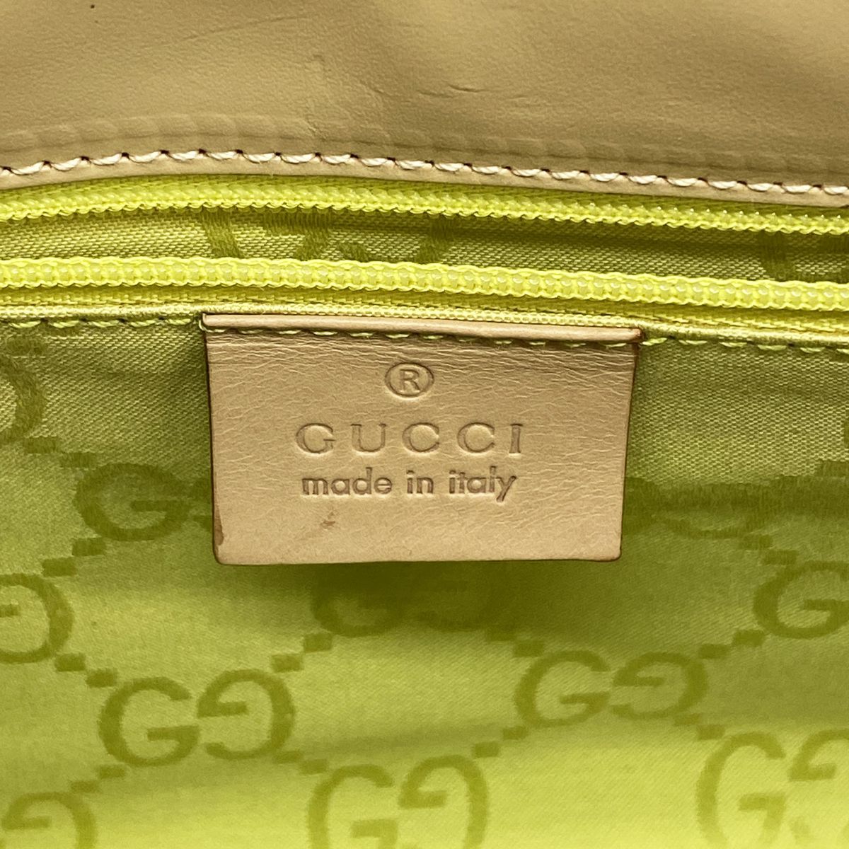 Gucci Handbag Jackie Leather Light Brown Silver — view 5