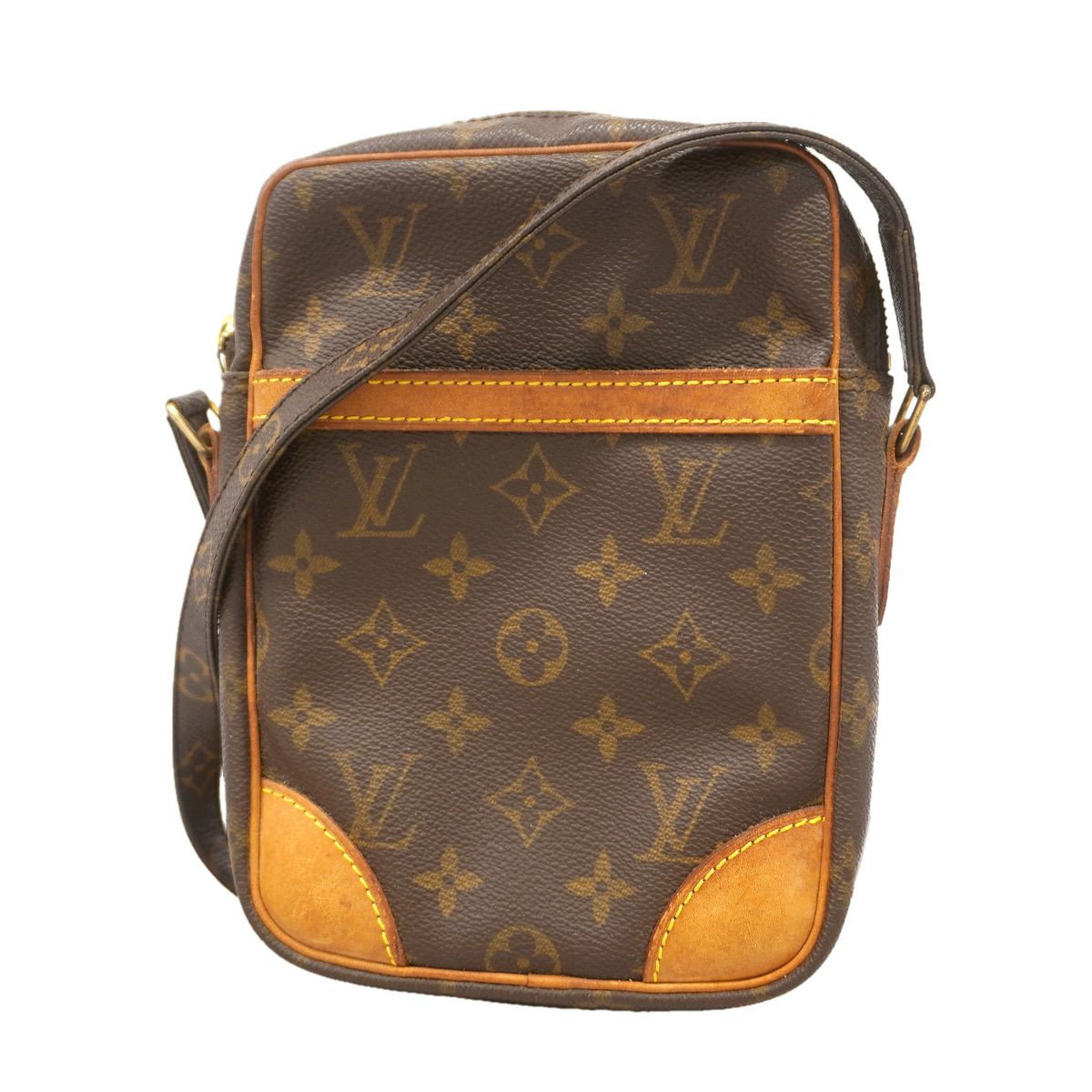 Louis Vuitton Shoulder Bag Monogram Danube Brown