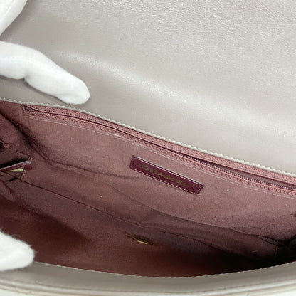 Chanel Shoulder Bag Quilted Lambskin Greige Gold — view 4