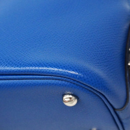 Hermes Handbag Bolide 1923 25 Veau Epsom Blue France Silver 2-Way Bag — view 6