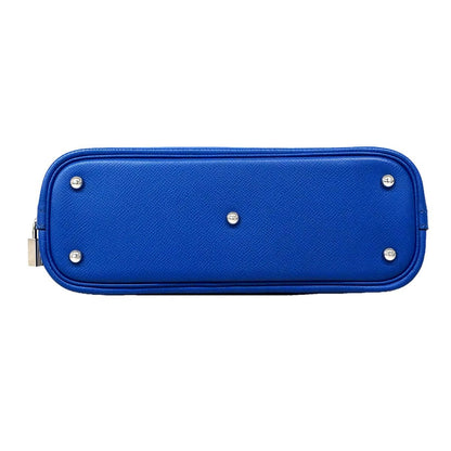 Hermes Handbag Bolide 1923 25 Veau Epsom Blue France Silver 2-Way Bag — view 3