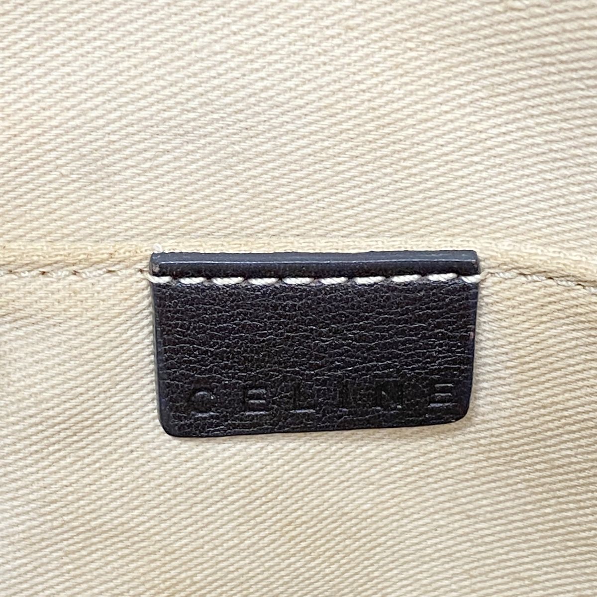 Celine Handbag Macadam Ivory Gold — view 5