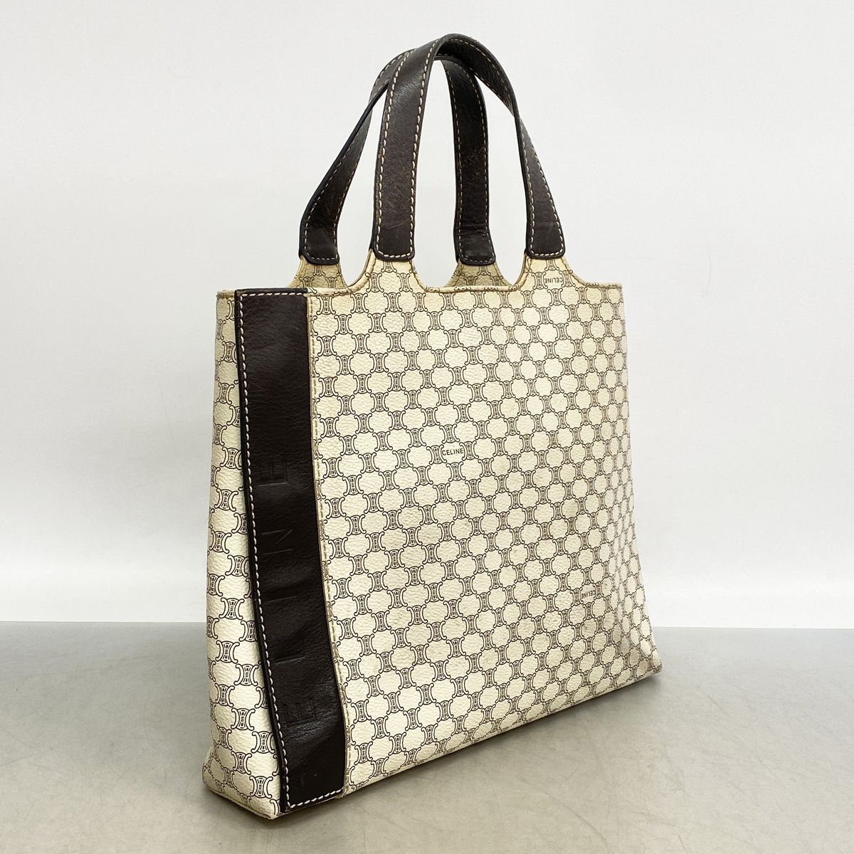 Celine Handbag Macadam Ivory Gold — view 2