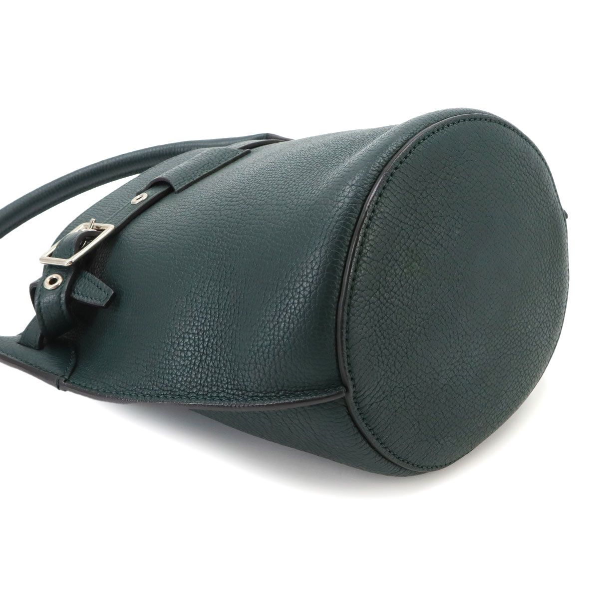 Celine Big Bag Bucket Nano 2-Way Bag Leather Green Bag — view 4