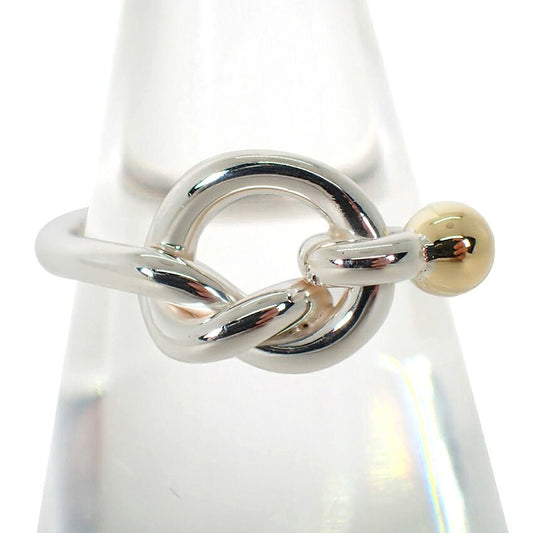 Tiffany & Co 925/750 Hook & Eye Ring