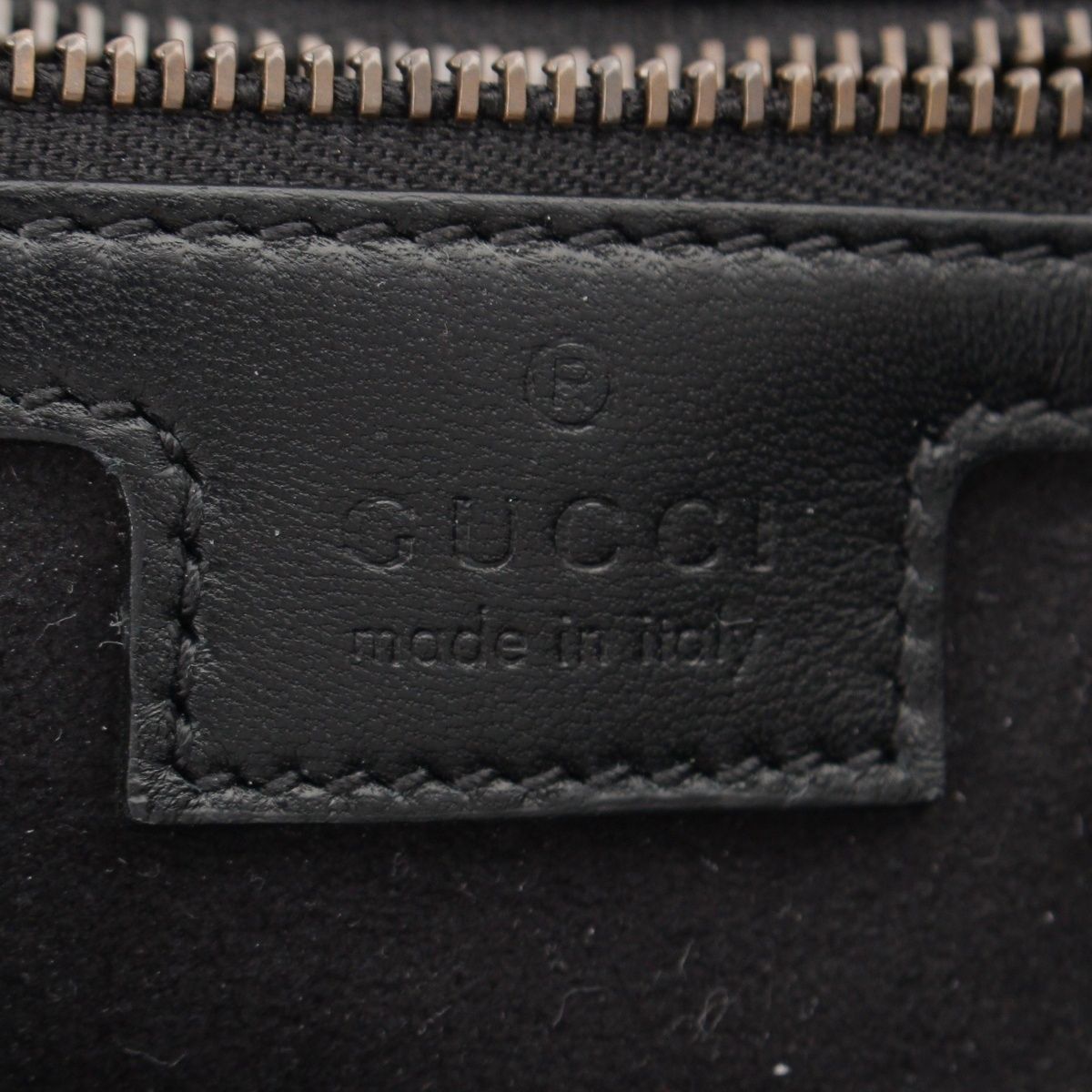 Gucci GG Marmont Leather Quilted Locking G Chain Shoulder Bag Black — view 7