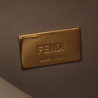 Fendi Peekaboo Essential Leather 2-Way Shoulder Handbag Black — view 7