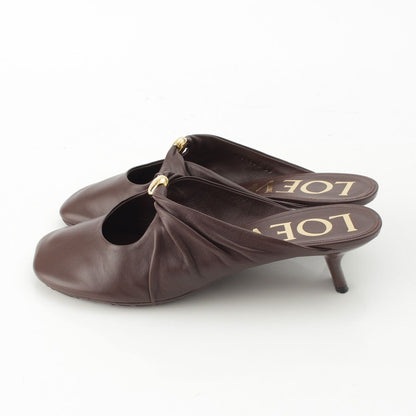 Loewe Pebble Napalum Anagram Mules Brownie — view 3