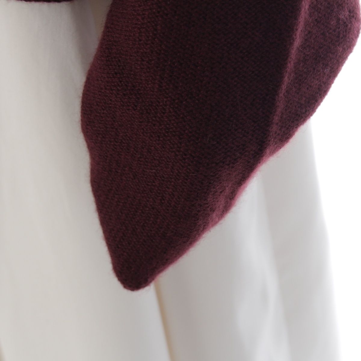 Hermes Martin Margiela Era Cashmere Buttonless Knit Cardigan Long Sleeve — view 6