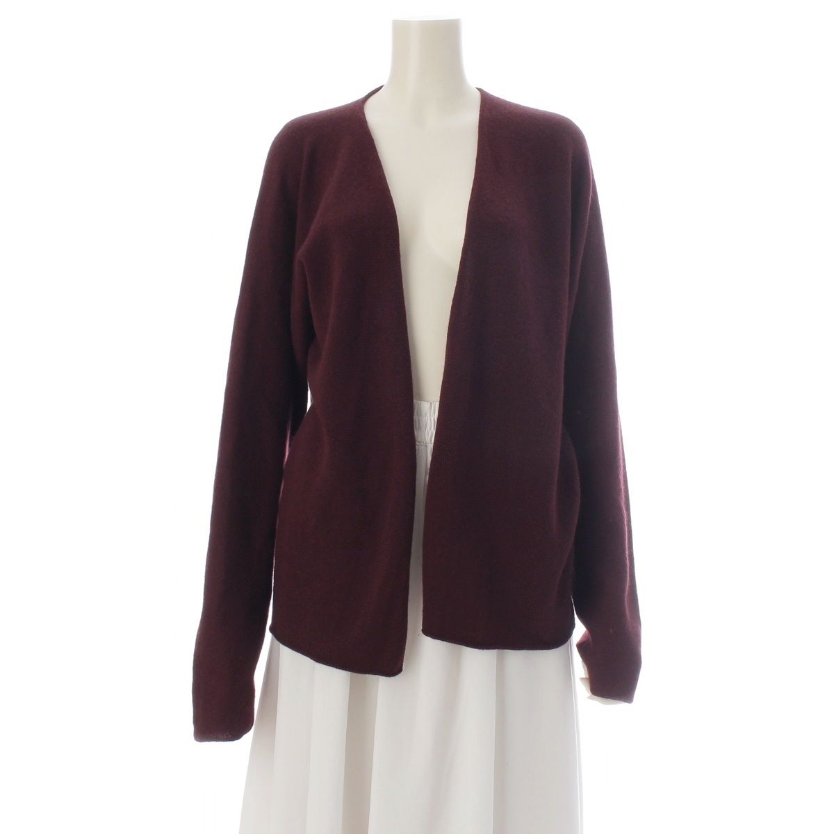 Hermes Martin Margiela Era Cashmere Buttonless Knit Cardigan Long Sleeve