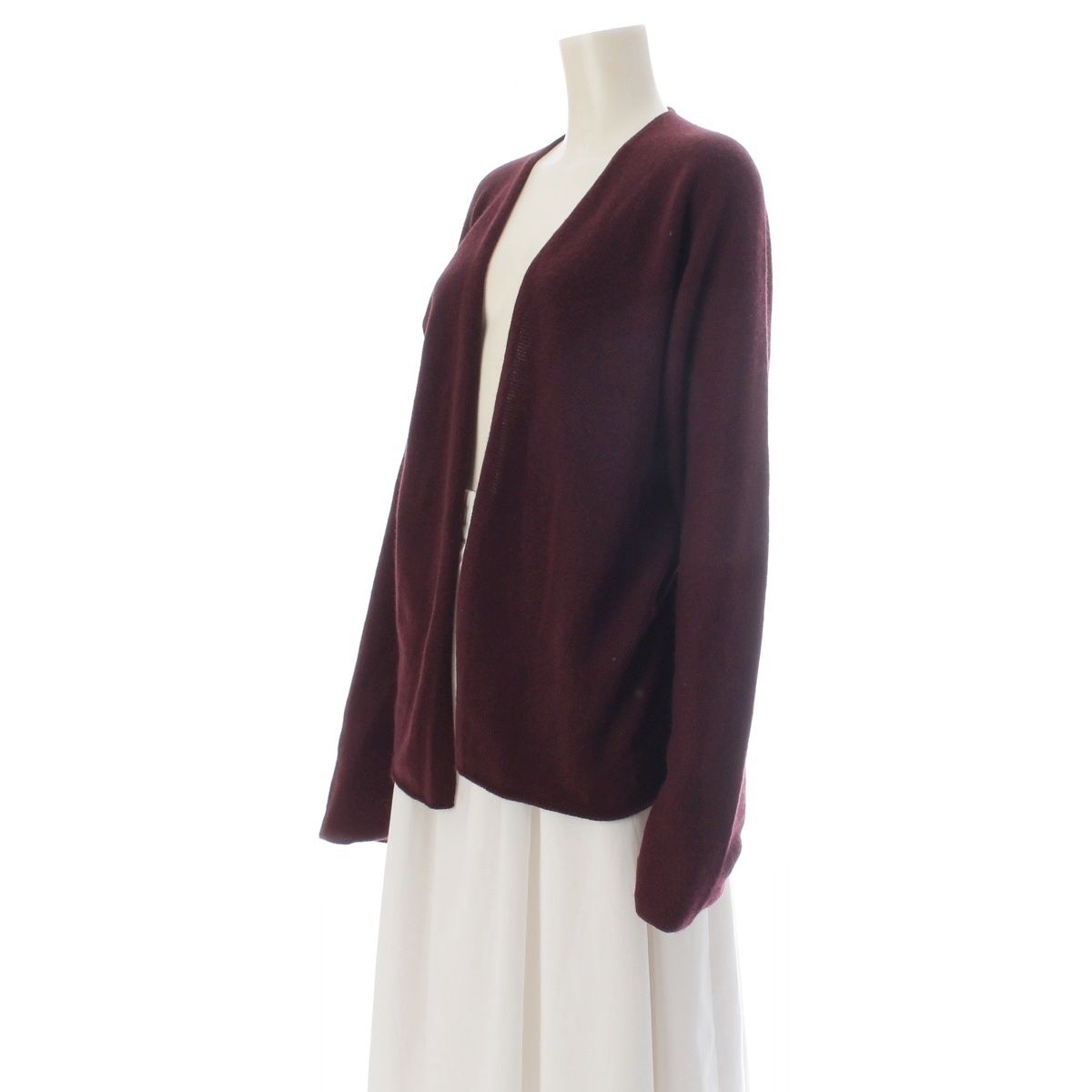 Hermes Martin Margiela Era Cashmere Buttonless Knit Cardigan Long Sleeve — view 2