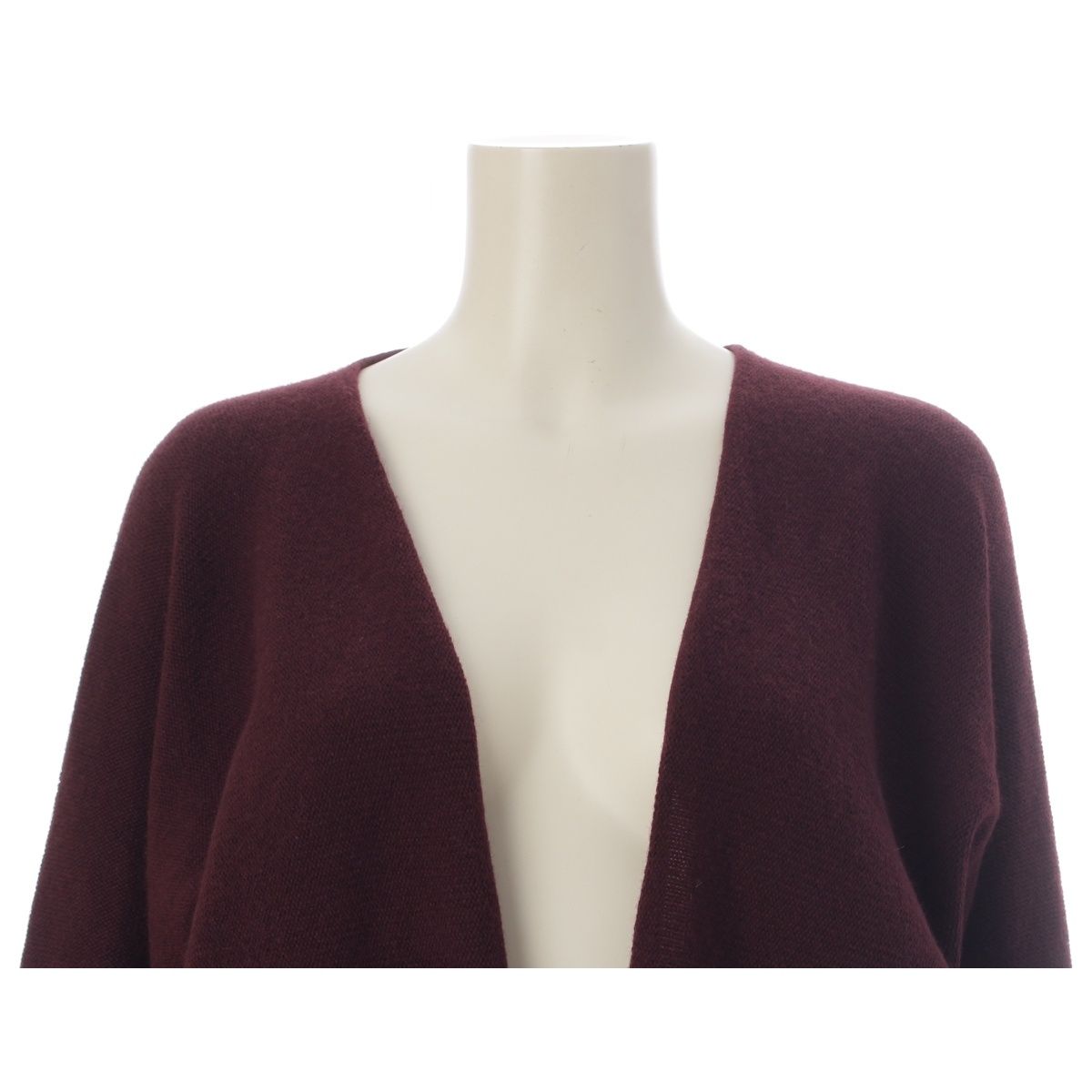 Hermes Martin Margiela Era Cashmere Buttonless Knit Cardigan Long Sleeve — view 5