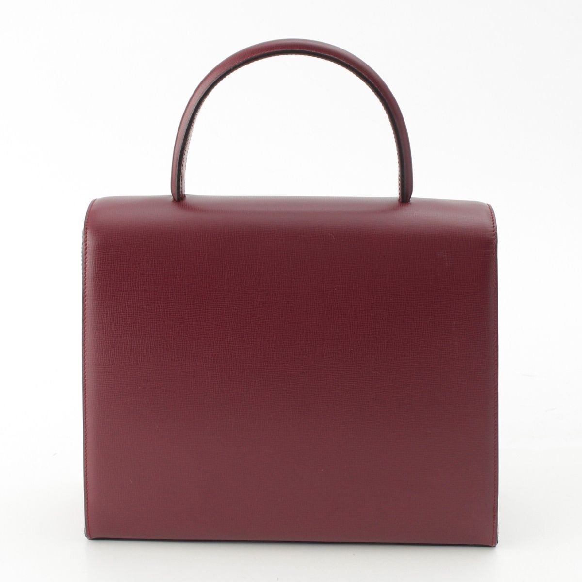Cartier Must Line Leather Turnlock Top Handle Handbag Bordeaux — view 4