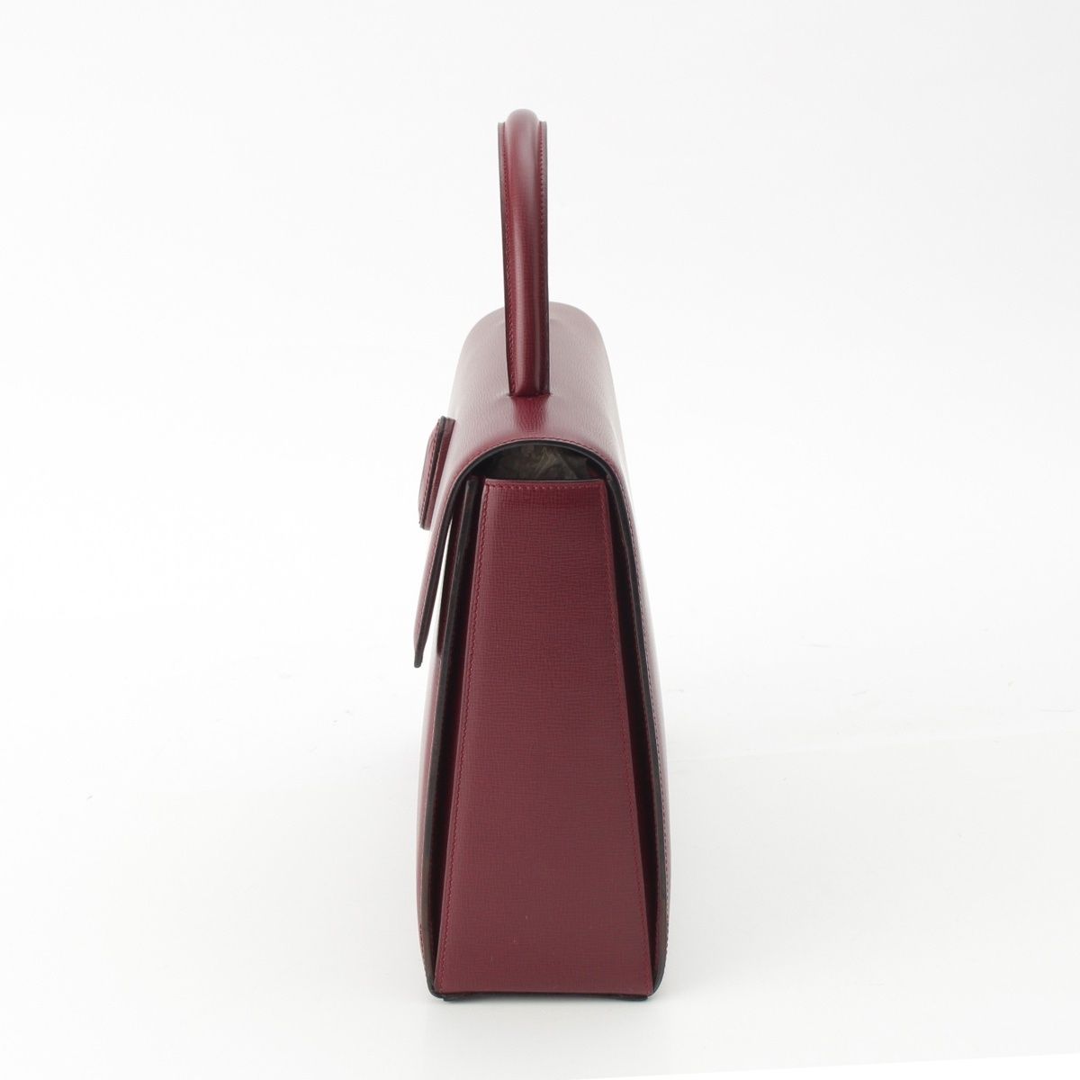 Cartier Must Line Leather Turnlock Top Handle Handbag Bordeaux — view 3