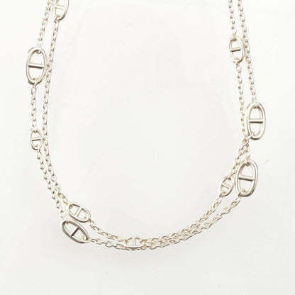 Hermes Chaine d'Ancre Farandole Necklace Silver 925
