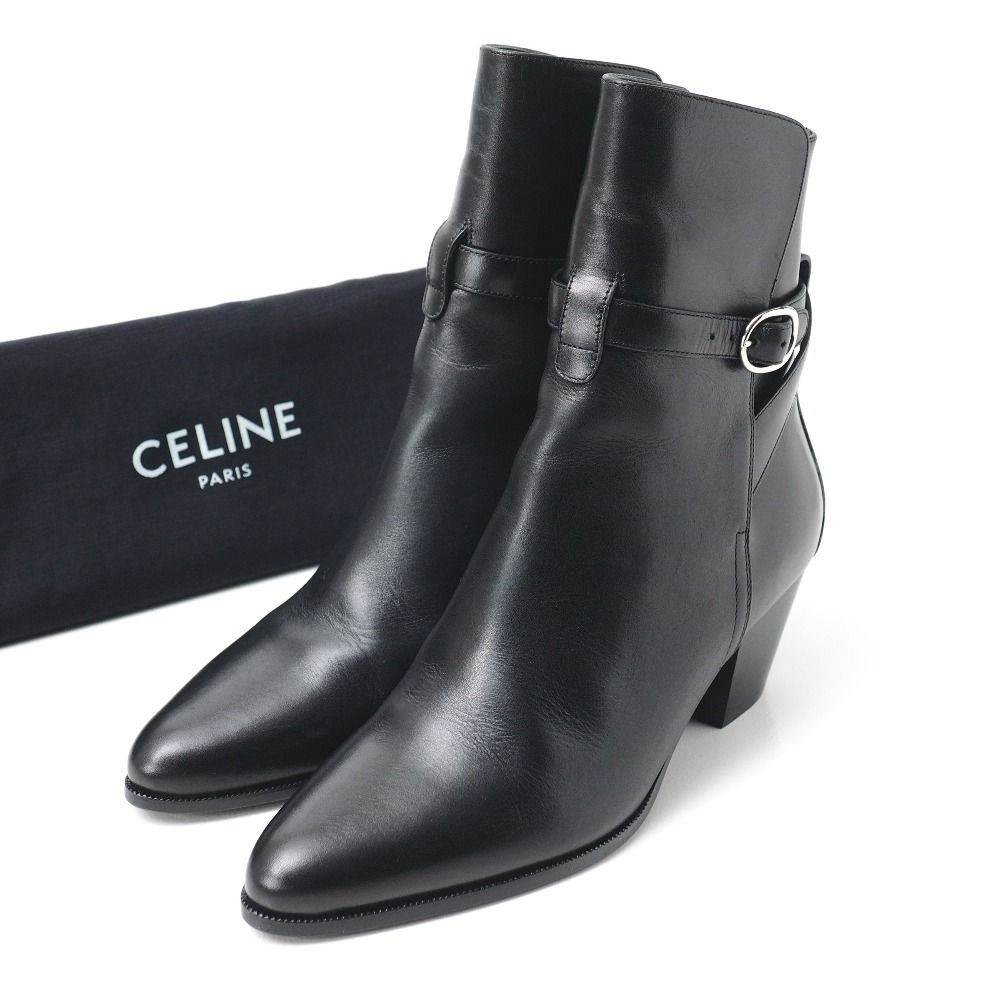 Celine Boots Strap Short Booties