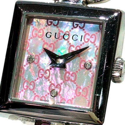 Gucci Tornavoni Watch SS Quartz Shell Pink Dial — view 4