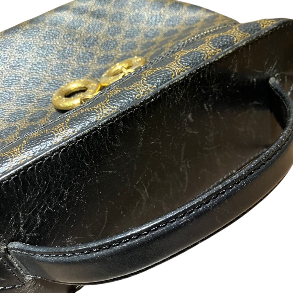 Celine Vanity Macadam Makeup Pouch — view 6
