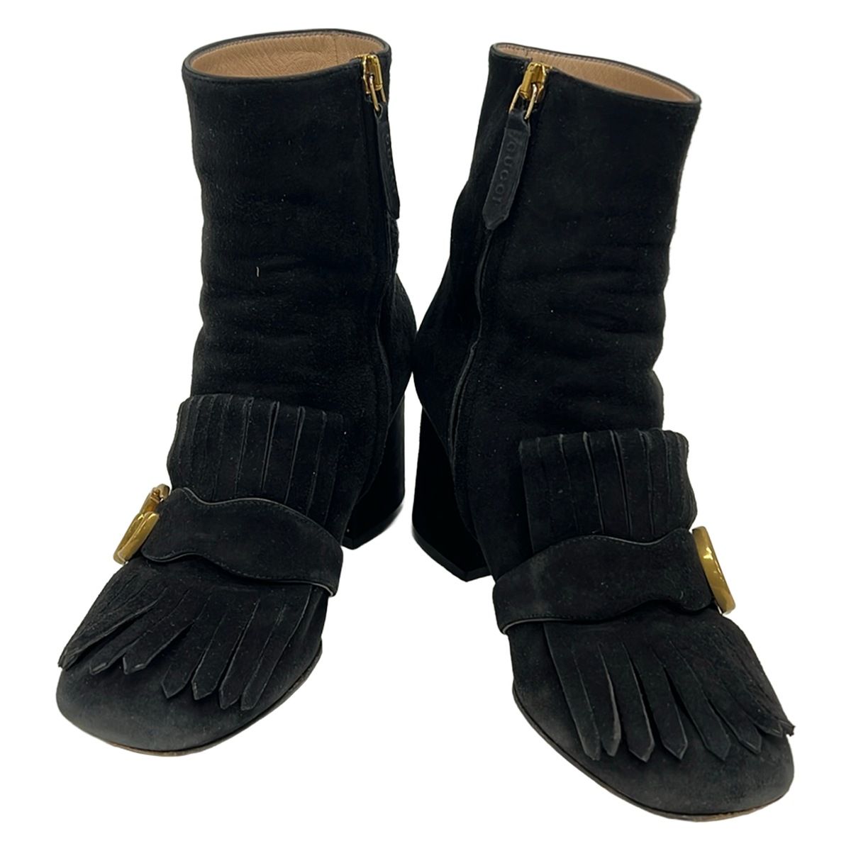 Gucci Short Boots GG Marmont Black — view 2