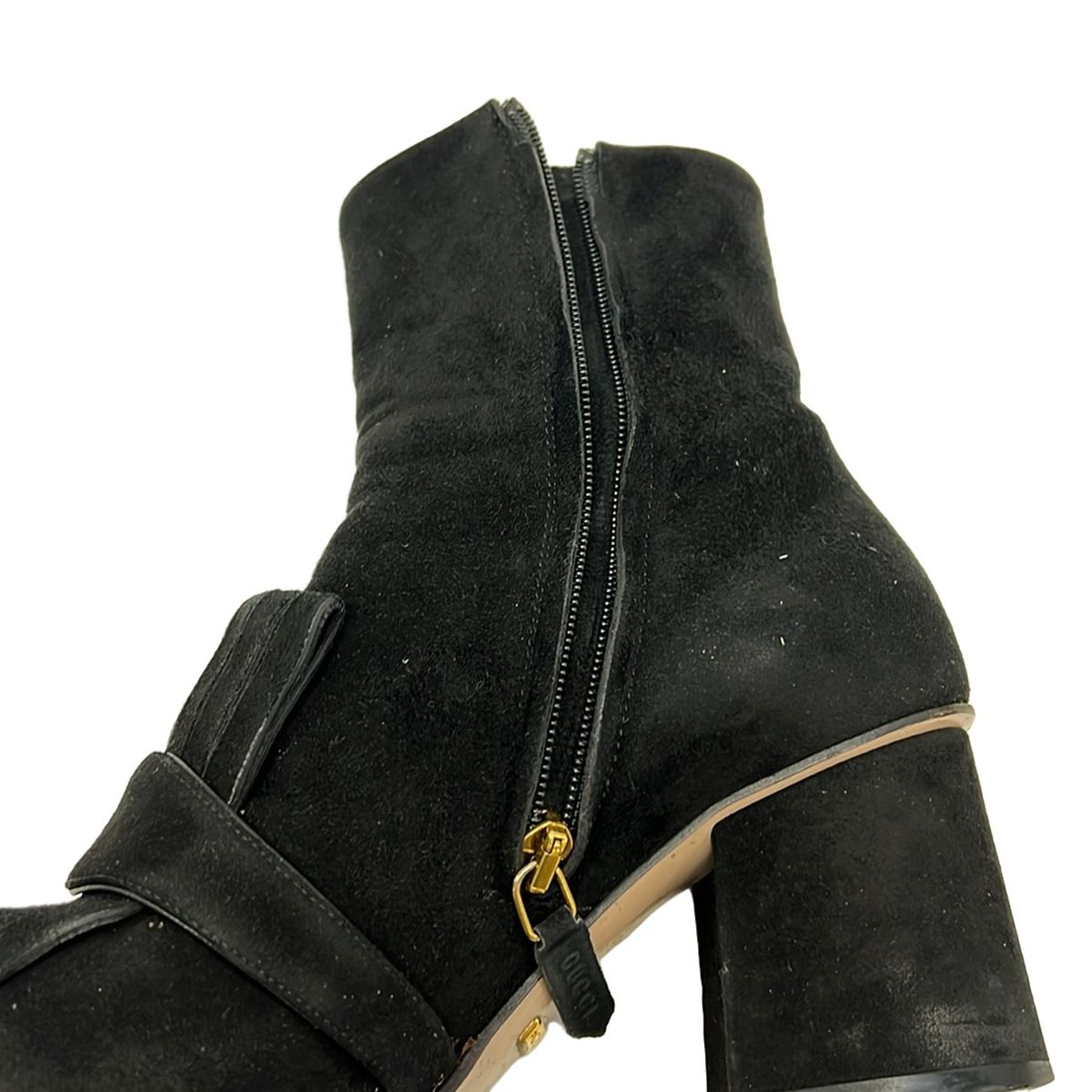 Gucci Short Boots GG Marmont Black — view 5