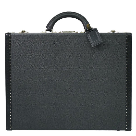 Louis Vuitton LV President Taiga Leather Attache Case Business Bag Ardoise