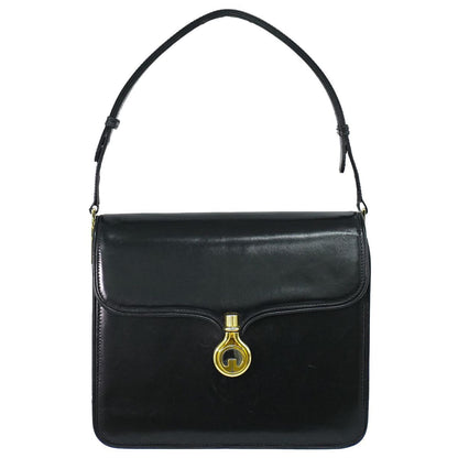 Gucci Leather Shoulder Bag Black