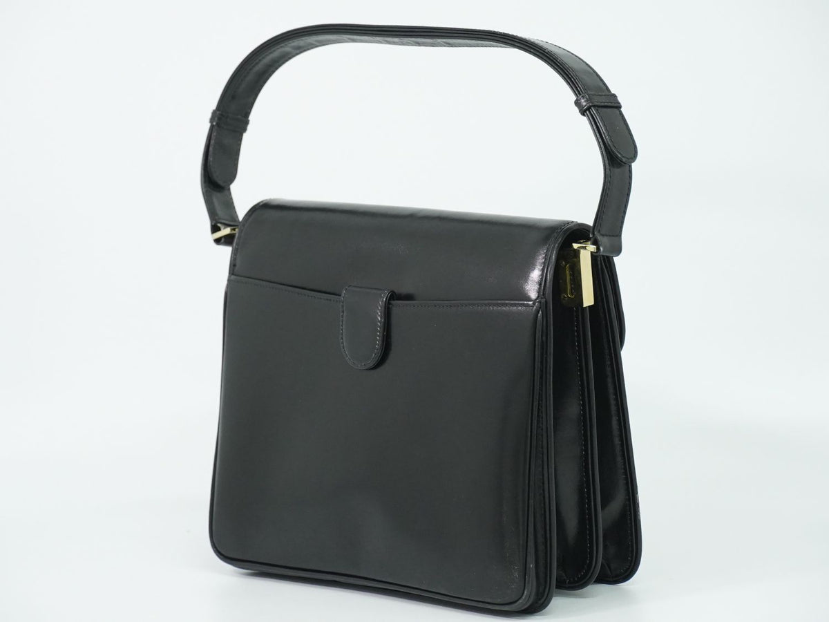 Gucci Leather Shoulder Bag Black — view 2