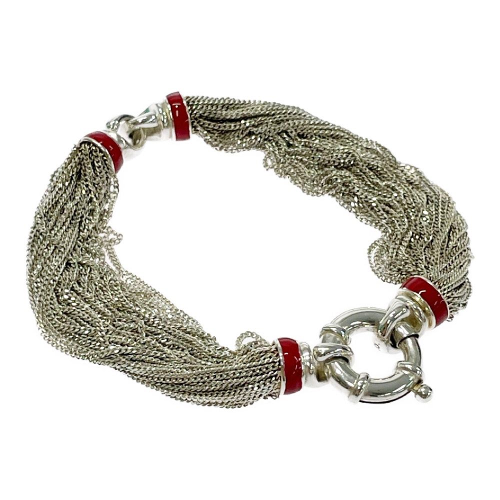 Tiffany & Co Silver Multi Strand Chain Bracelet — view 3