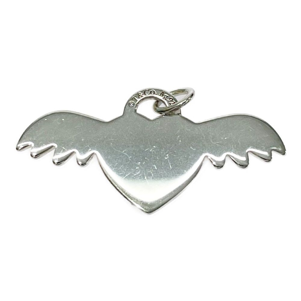 Tiffany & Co Silver Angel Heart Return to Tiffany Pendant — view 5