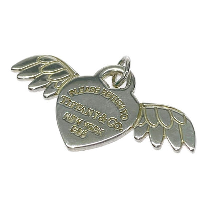 Tiffany & Co Silver Angel Heart Return to Tiffany Pendant — view 4