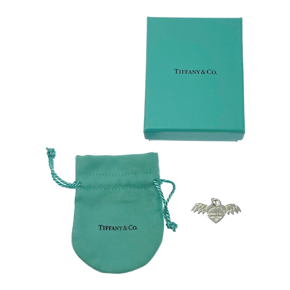 Tiffany & Co Silver Angel Heart Return to Tiffany Pendant