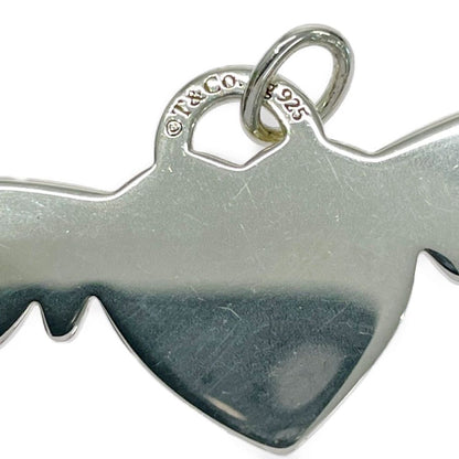 Tiffany & Co Silver Angel Heart Return to Tiffany Pendant — view 6