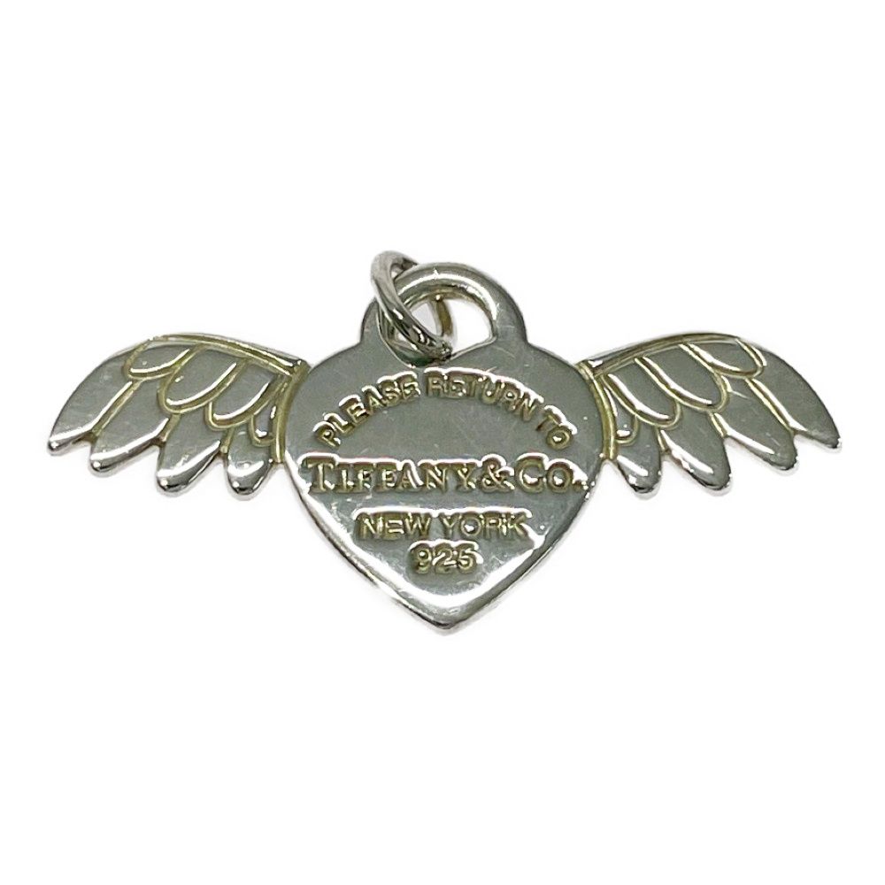 Tiffany & Co Silver Angel Heart Return to Tiffany Pendant — view 2