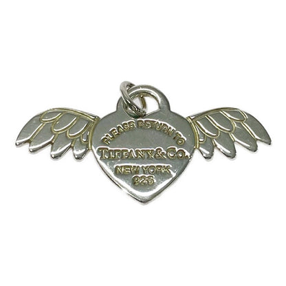 Tiffany & Co Silver Angel Heart Return to Tiffany Pendant — view 2