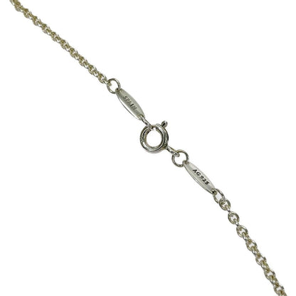 Tiffany & Co Silver Pearl Heart Lariat Necklace — view 7