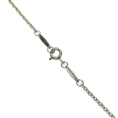 Tiffany & Co Silver Pearl Heart Lariat Necklace — view 8