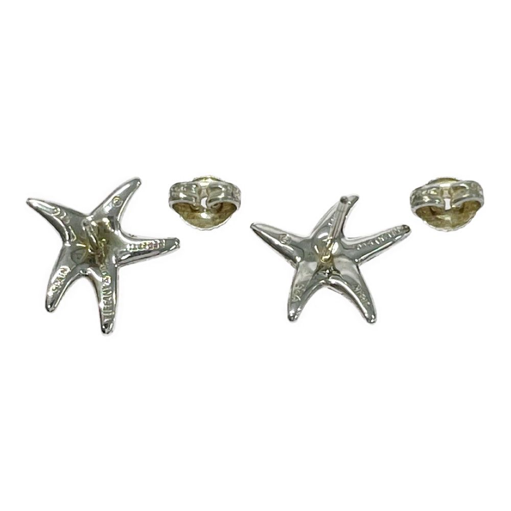 Tiffany & Co Silver Star Fish Earrings — view 6