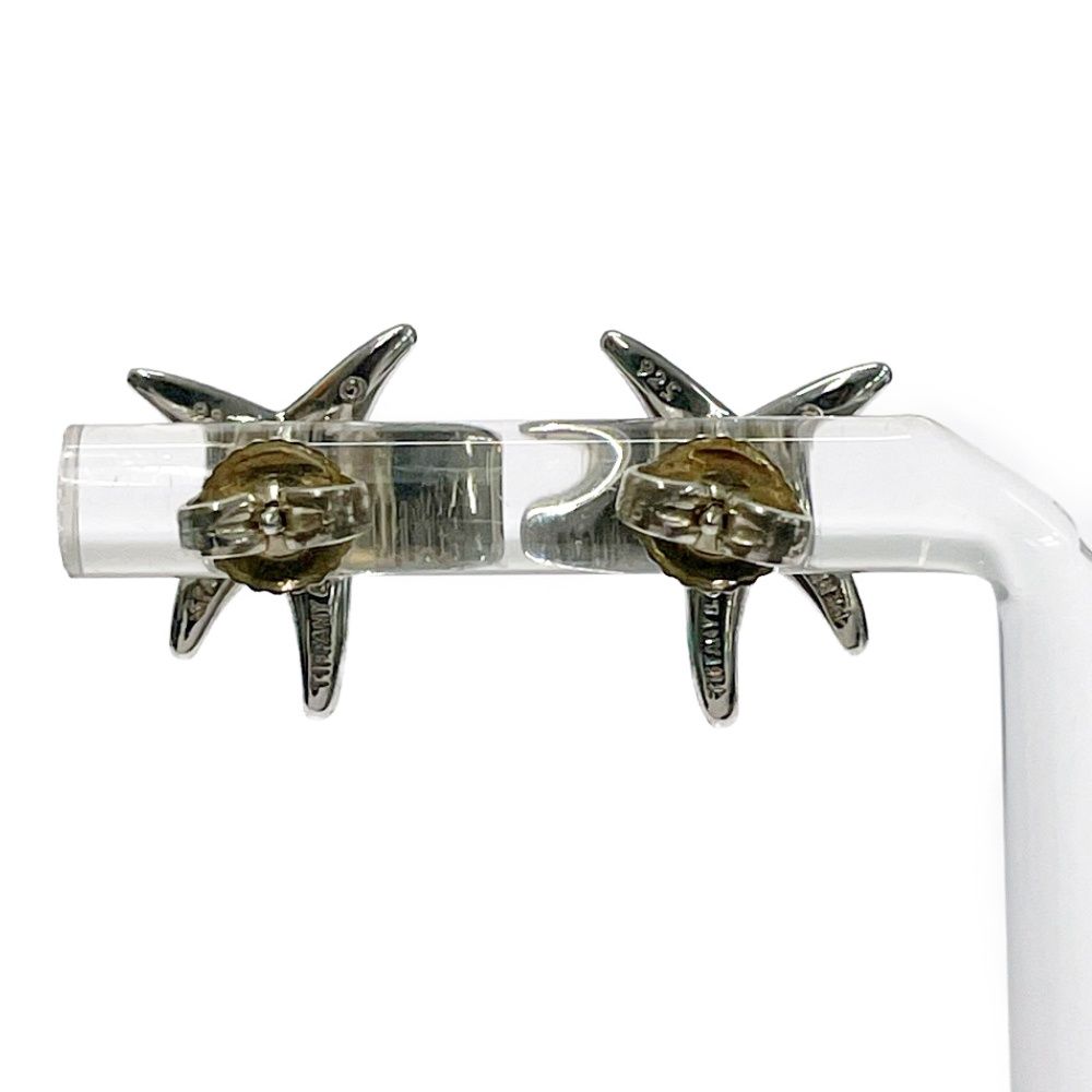 Tiffany & Co Silver Star Fish Earrings — view 5