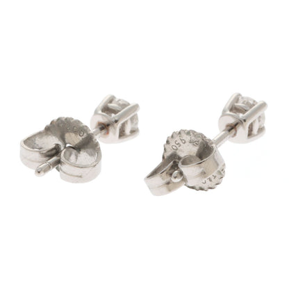 Tiffany & Co Solitaire Earrings PT D Platinum — view 2