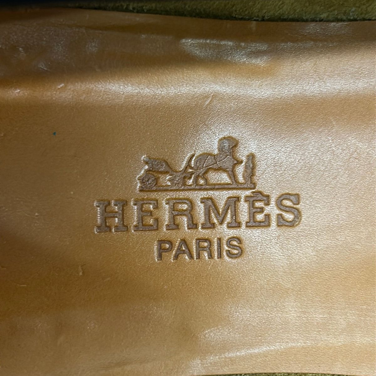 Hermes Loafers Dark Brown Leather — view 5