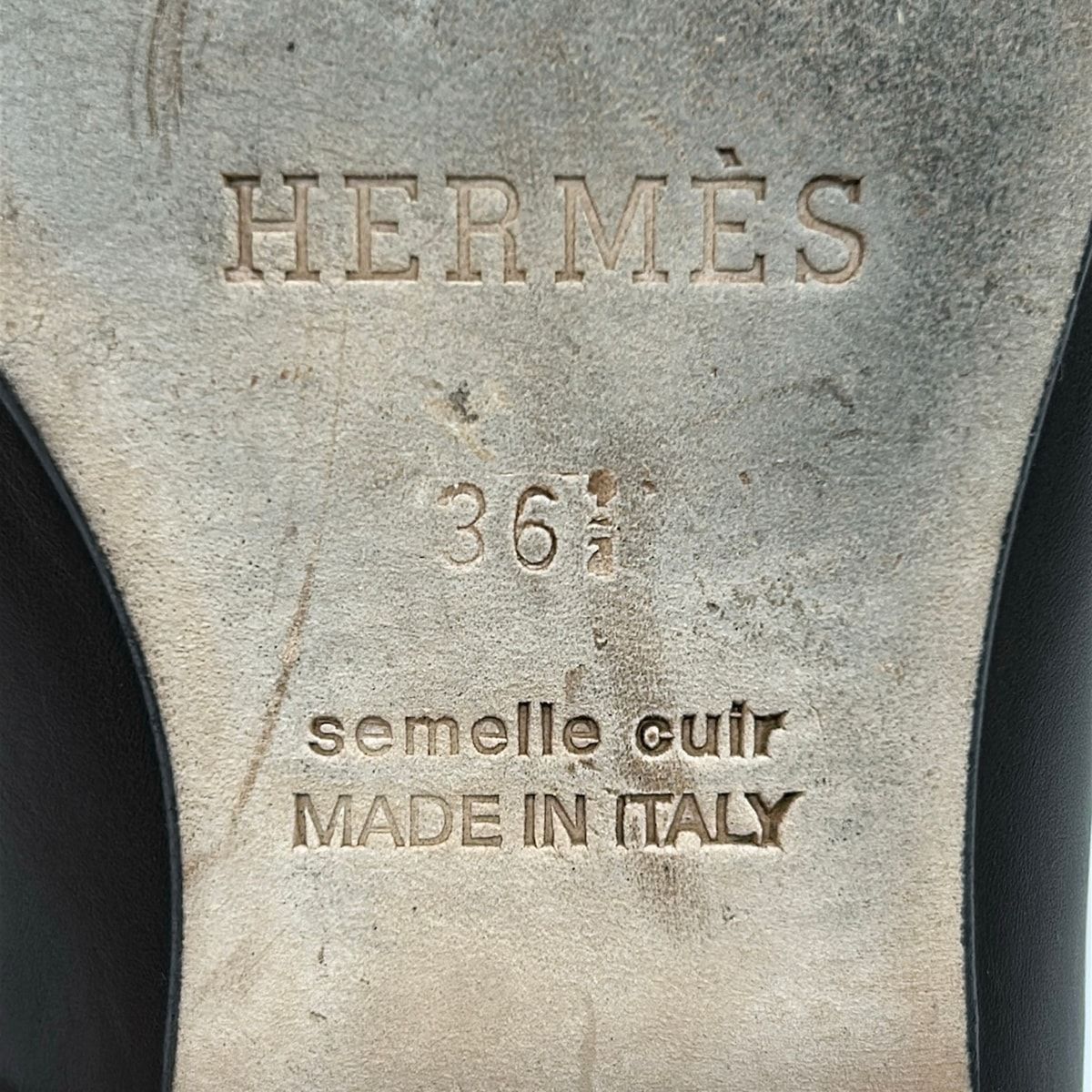 Hermes Loafers Dark Brown Leather — view 6