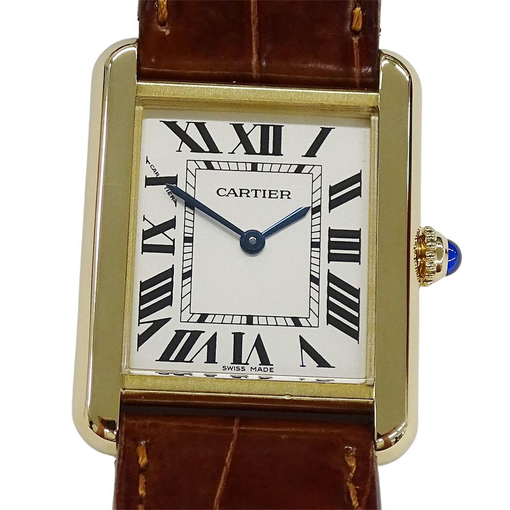 Cartier Watch Tank Solo SM Quartz Leather Square — view 2