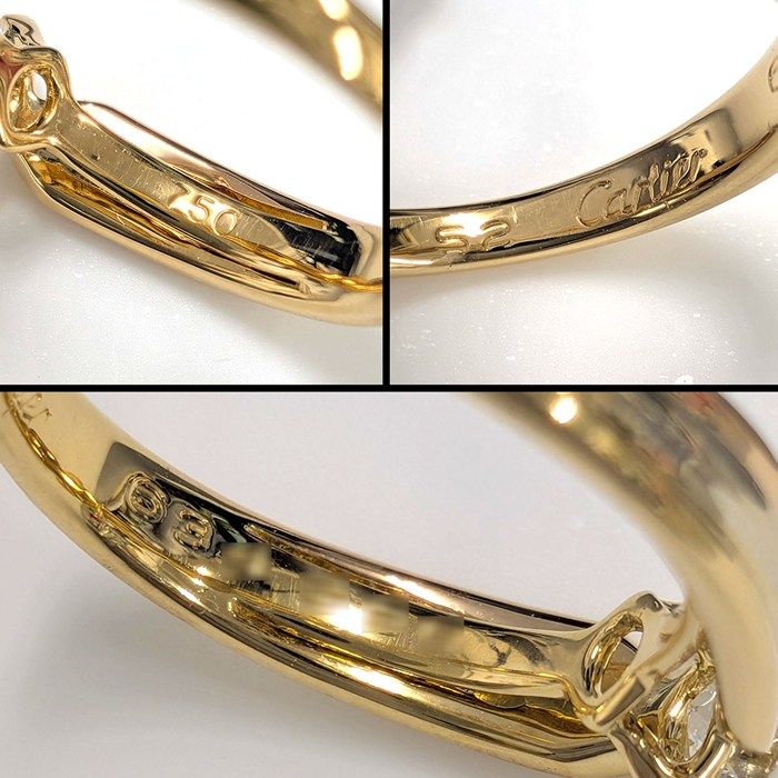 Cartier Ring Trinity Solitaire Three Color Marquise Cut Diamond — view 3