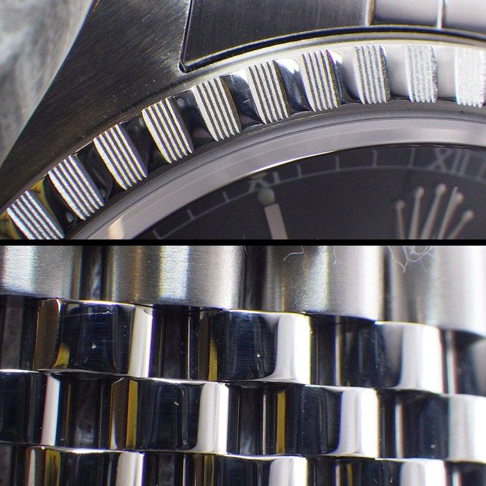 Rolex Watch Datejust Black Dial Date 18k White Gold SS Automatic — view 7