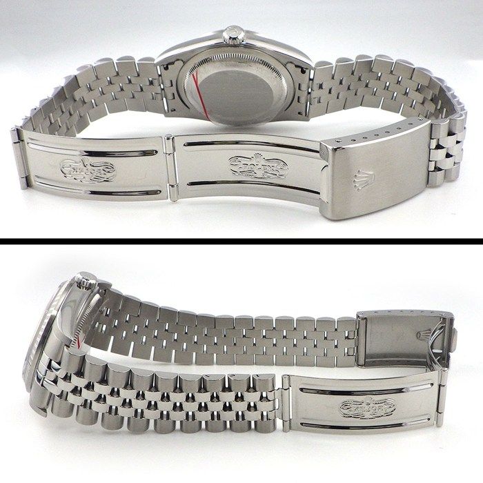 Rolex Watch Datejust Black Dial Date 18k White Gold SS Automatic — view 3
