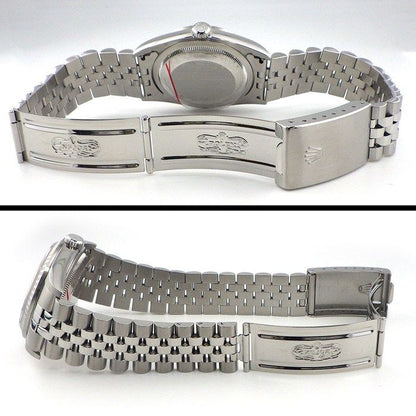 Rolex Watch Datejust Black Dial Date 18k White Gold SS Automatic — view 3