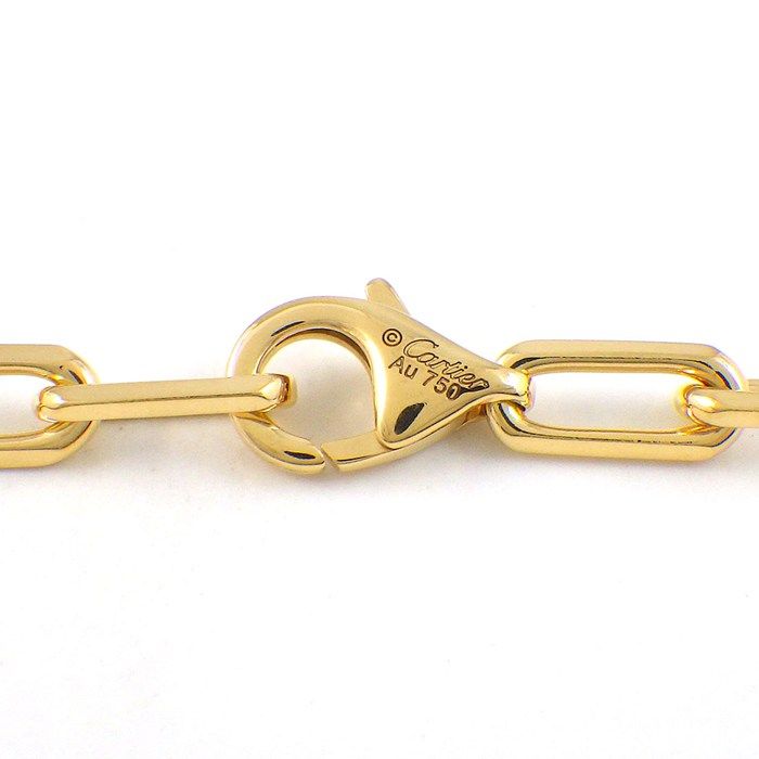 Cartier Necklace Santos Small Model Chain 18k Yellow Gold — view 3