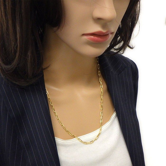 Cartier Necklace Santos Small Model Chain 18k Yellow Gold — view 5
